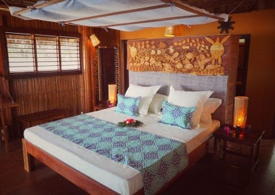 Chambre intérieur - Bungalows La Lagoon suite