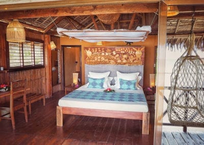 Chambre intérieur - Bungalows La Lagoon suite