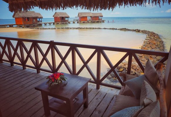 Terrasse – Bungalows La Lagoon suite