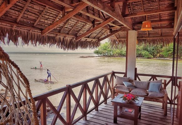 Terrasse – Bungalows La Lagoon suite