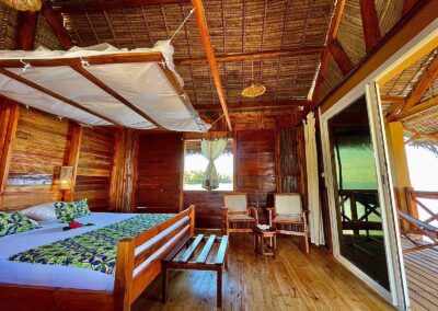 Chambre bungalows sur pilotis
